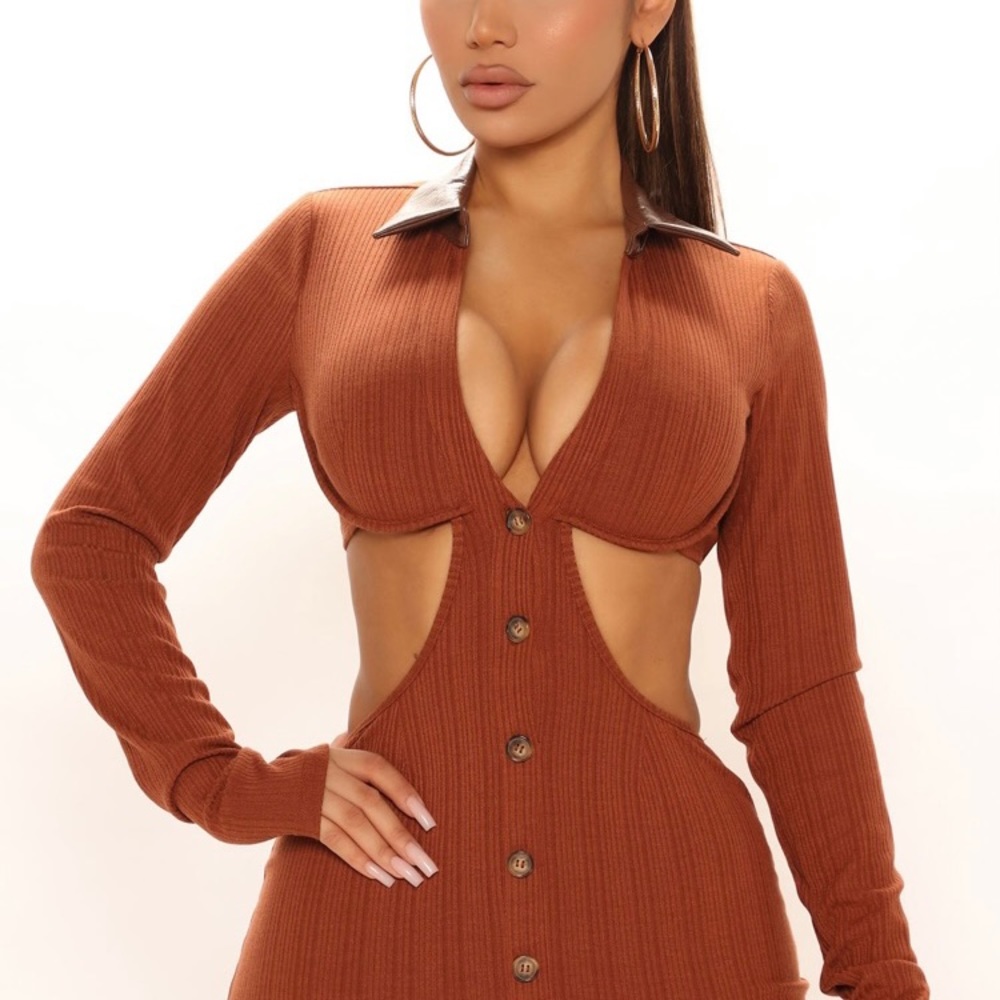 Fashion nova make it worth it midi dress. - Picture 2 of 3